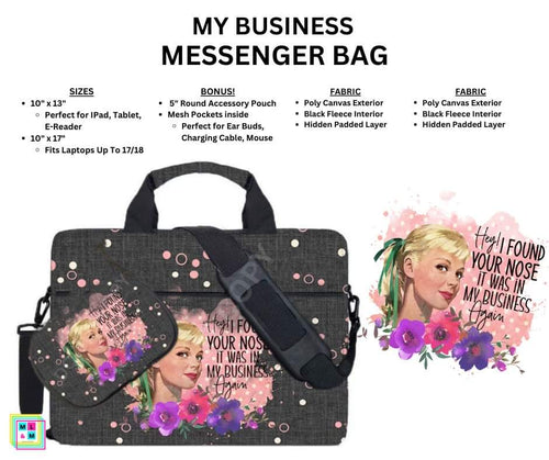 My Business Messenger Bag by ML&M