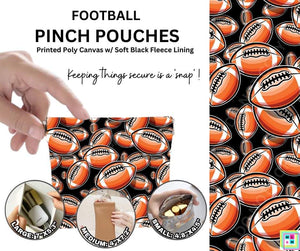 Football Pinch Pouches By ML&M