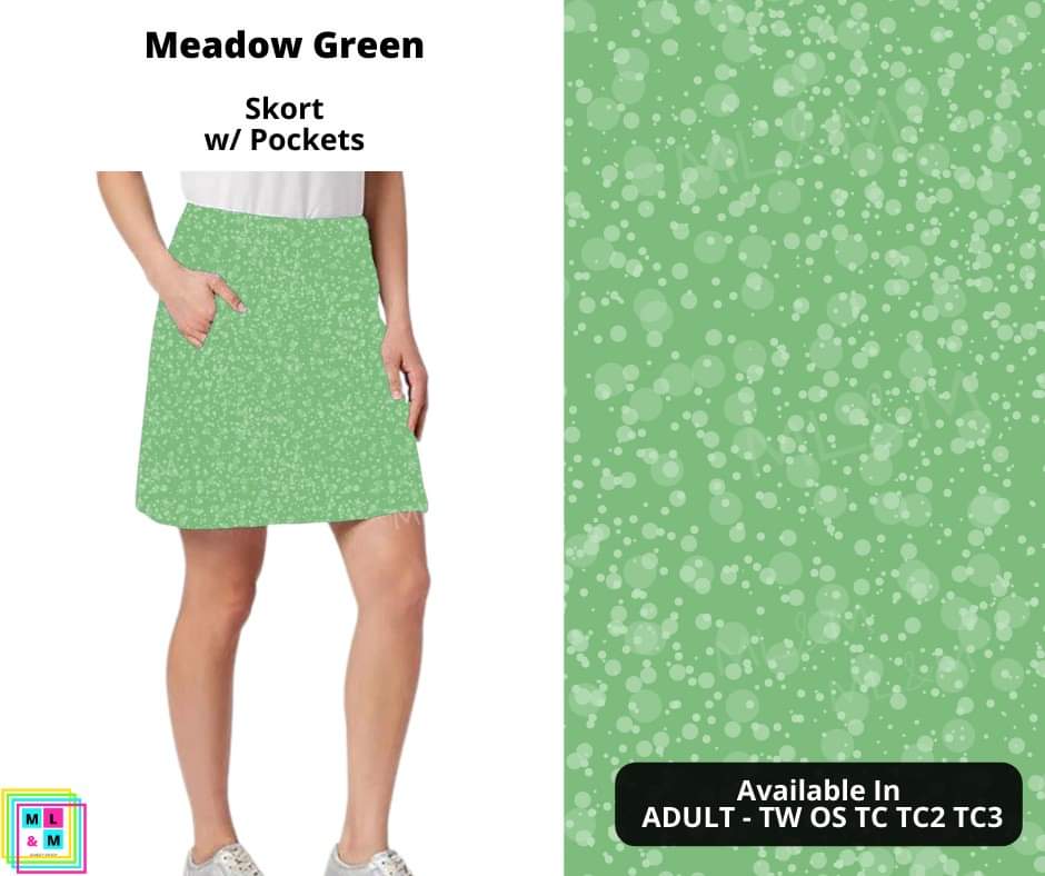 Meadow Green Skort by ML&M