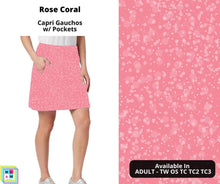 Load image into Gallery viewer, Rose Coral Skort