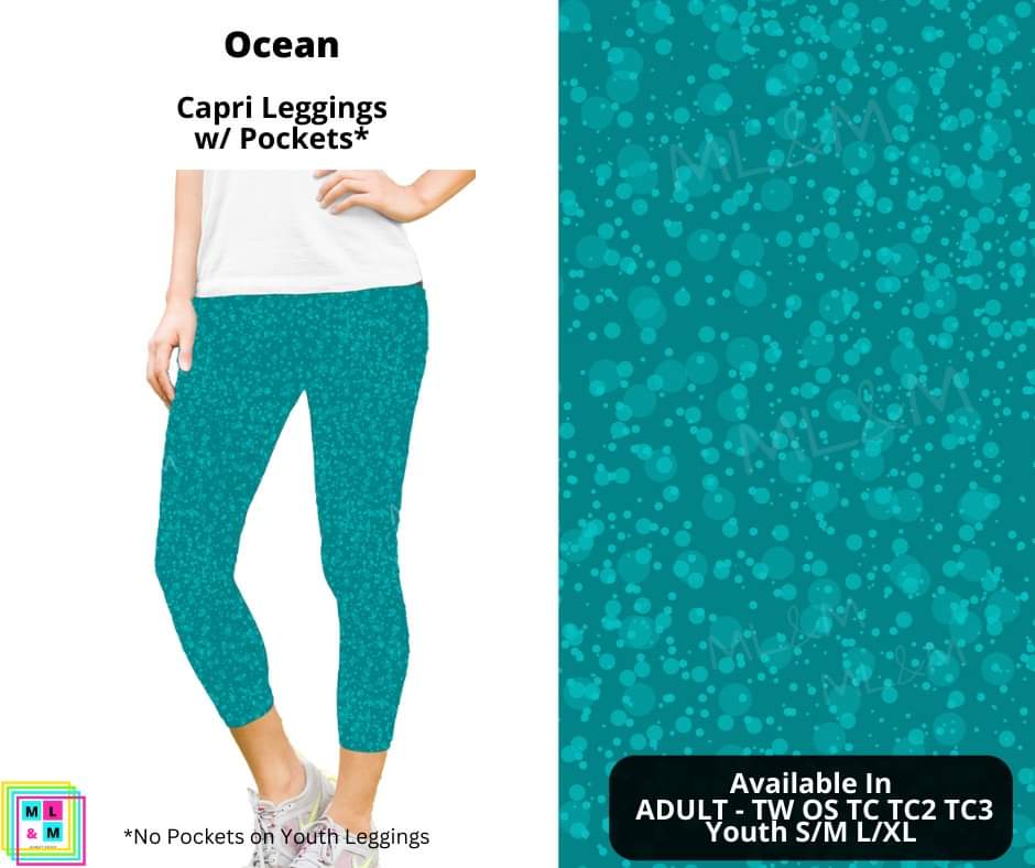 Ocean Capri Length w/ Pockets by ML&M