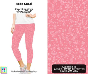 Rose Coral Capri Length w/ Pockets by ML&M