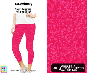 Strawberry Capri Length w/ Pockets by ML&M