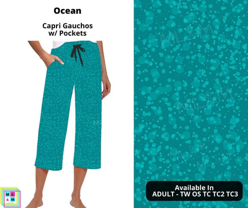 Ocean Capri Gauchos by ML&M