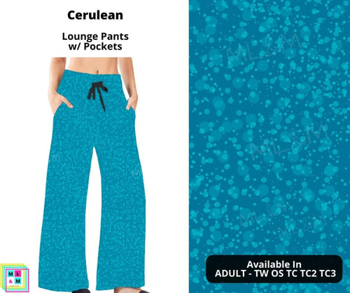 Cerulean Full Length Lounge Pants by ML&M