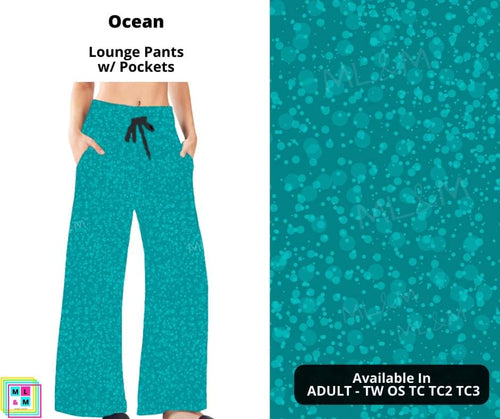 Ocean Full Length Lounge Pants by ML&M