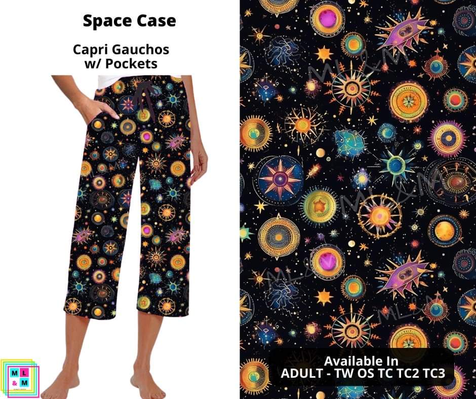 Space Case Capri Gauchos by ML&M