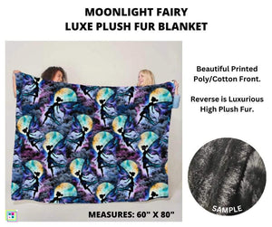 Moonlight Fairy Luxe Plush Fur Blanket by ML&M