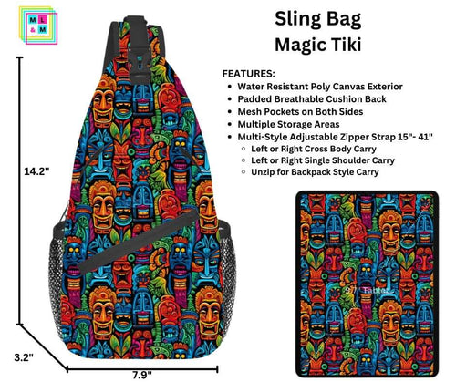 Magic Tiki Sling Bag by ML&M