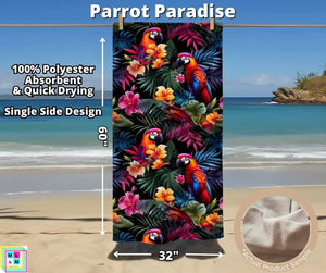 Parrot Paradise Towel by ML&M