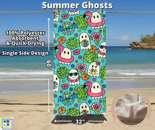 Summer Ghosts Towel by ML&M