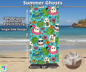 Summer Ghosts Towel by ML&M