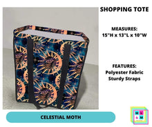 Load image into Gallery viewer, Celestial Moth Shopping Tote