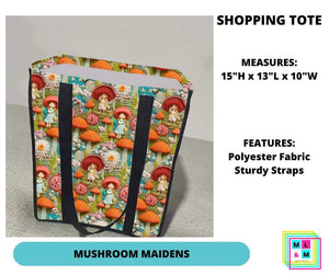 Mushroom Maidens Shopping Tote