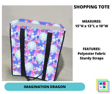 Load image into Gallery viewer, Imagination Dragon Shopping Tote