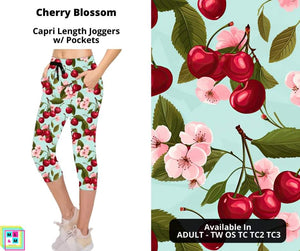 Cherry Blossom Jogger Capri by ML&M