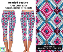 Load image into Gallery viewer, Beaded Beauty Criss Cross Capri w/ Pockets by ML&amp;M