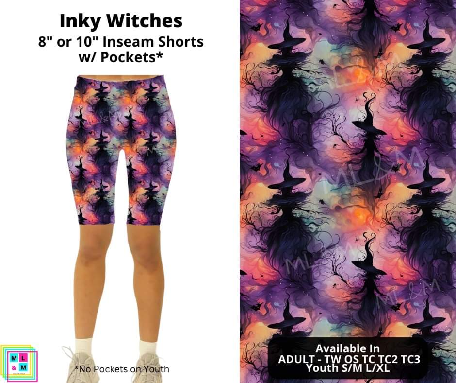 Inky Witches Shorts