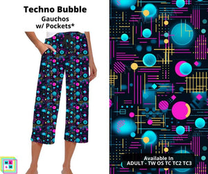 Techno Bubble Capri Gauchos by ML&M