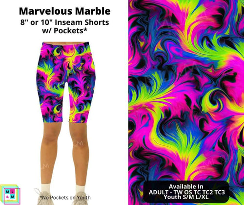 Marvelous Marble Shorts by ML&M