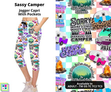 Load image into Gallery viewer, Sassy Camper Jogger Capri