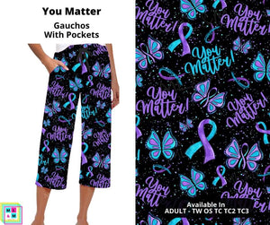 You Matter Capri Gauchos by ML&M