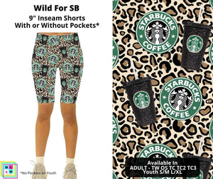 Wild For SB Shorts w/ Pockets by ML&M