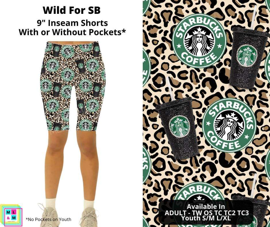 Wild For SB Shorts w/ Pockets by ML&M