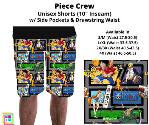 Piece Crew Unisex Shorts By ML&M