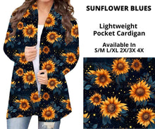 Load image into Gallery viewer, Sunflower Blues Pocket Cardigan