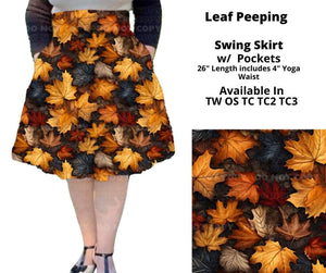 Leaf Peeping Swing Skirt by ML&M