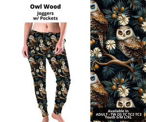 Owl Wood Joggers by ML&M