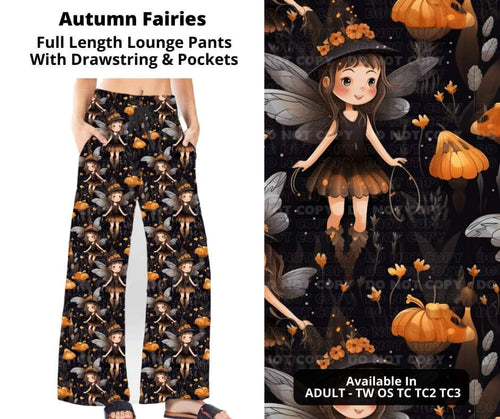 Autumn Fairies Full Length Lounge Pants by ML&M