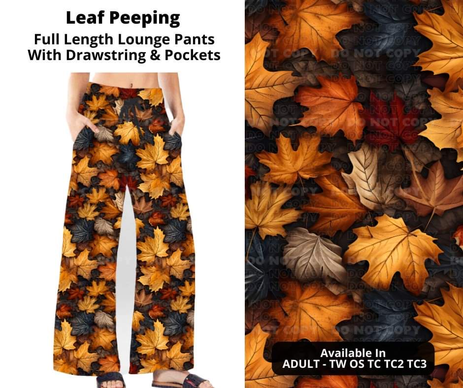 Leaf Peeping Full Length Lounge Pants by ML&M