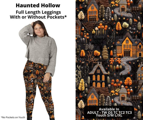 Haunted Hollow Full Length Leggings w/ Pockets by ML&M