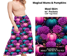 Load image into Gallery viewer, Magical Mums &amp; Pumpkins Maxi Skirt