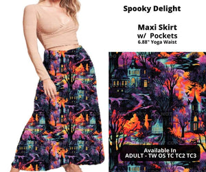 Spooky Delight Maxi Skirt by ML&M