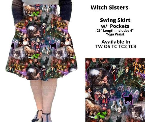 Witch Sisters Swing Skirt by ML&M