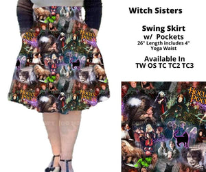 Witch Sisters Swing Skirt