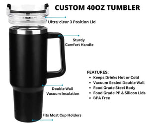 Sunflower HD Custom Tumbler or Sport Bottle