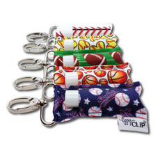 Load image into Gallery viewer, Football LippyClip® Lip Balm Holder
