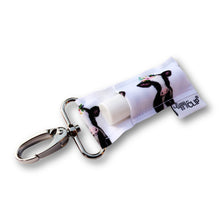 Load image into Gallery viewer, Cow with Flower Crown LippyClip® Lip Balm Holder