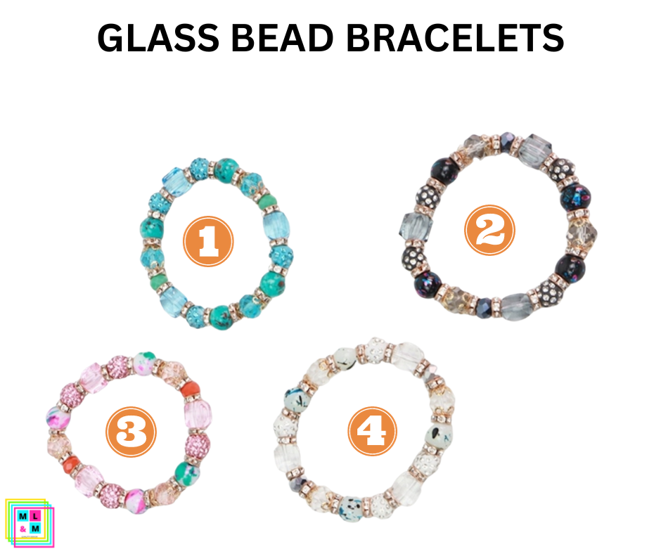 Glass Bead Bracelets