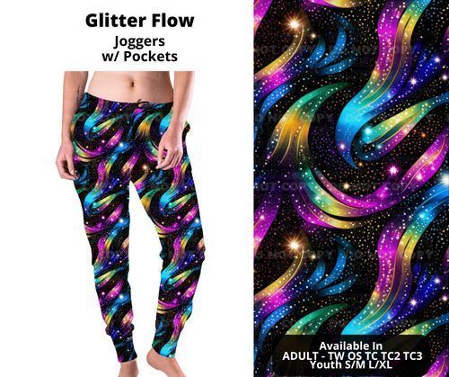 Preorder! Closes 10/31. ETA Jan. Glitter Flow Joggers