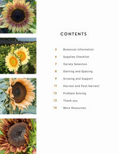 Load image into Gallery viewer, Grow Amazing Sunflowers (E-Book)