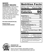 Load image into Gallery viewer, Black Bear Lunch (Mixed Gummi Bears)