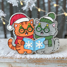 Load image into Gallery viewer, Caroling Cats Freshie