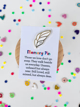 Load image into Gallery viewer, Angel Feather Memory Pin