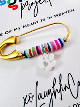 Load image into Gallery viewer, Pet Loss | A Piece Of My Heart Is In Heaven | #goodgriefproject Accessory Pin