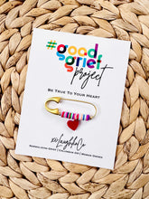 Load image into Gallery viewer, Be True To Your Heart | #goodgriefproject Accessory Pin